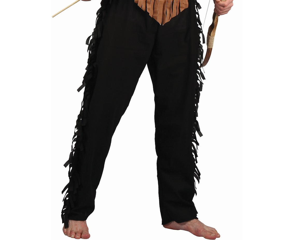 Role play-set for adult Indian (dress with belt, headband, leg guards), size 52